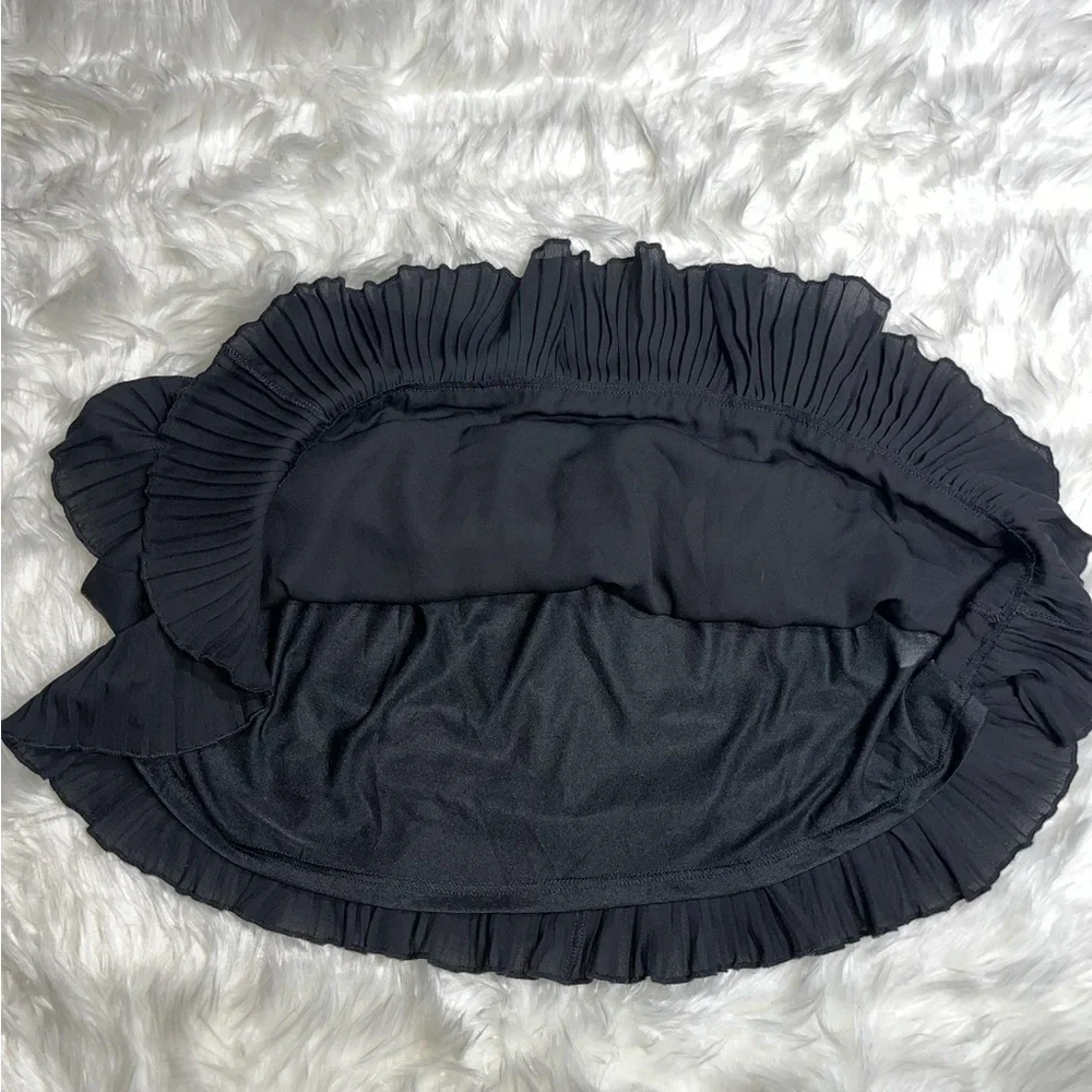 TCEC tiered chiffon ruffle skirt Size M CB151